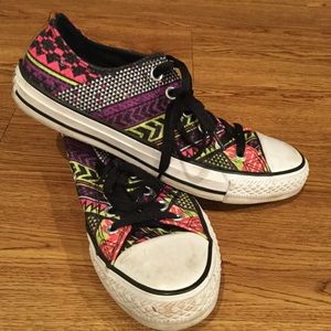 Converse Tribal Print Shoes